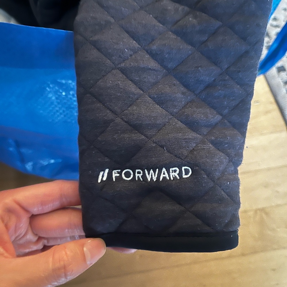 Navy Quilted Jacket - Picture 5 of 5